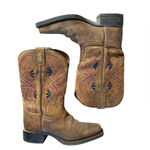Tony Lama  Aquilla 3R2202L Brown Square Toe 11" Cowboy Western Boots Womens 6.5 Photo 8