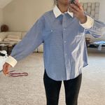 ZARA loose fit button up shirt. Xs Photo 8