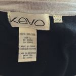 Kevo silk black woven tank top L Size L Photo 3