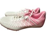 Thestron track shoes spikes distance running women’s sneakers‎ size 7.5 White Photo 2