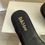 Bella Marie  Black Sandals with Iridescent Gems Photo 2