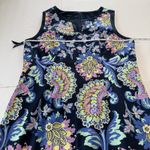 Talbots Colorful Paisley Sleeveless Shift Dress Size 12 Photo 7