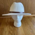 Free People  Cream 100%‎ Wool Felt Wide Brim Western Boho Hat One Size Photo 4