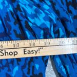 Blank London Shirt Blue Multicolor Mixed Colorful Artsy Art To Wear Size Medium Photo 12