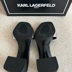 Karl Lagerfeld Paris Rhinestone Slide Sandal nwt Photo 5