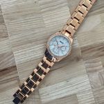 XOXO Ladies Watch Crystal Embellishments Pearl Dial Rose Gold Tone Bracelet Photo 3