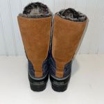 Abound  Womens Faux Fur Quilted Leather Lace Up‎ Tall Winter Boots Brown Sz 7 NWT Photo 3