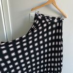 Anthropologie  Maxi Pleated Skirt Black Pink Size Large Photo 2