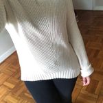 Hippie Rose Cream Ivory Knit Oversized Sweater Photo 0