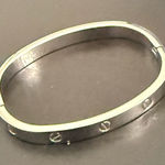 Silver Bangle Bracelet Photo 0