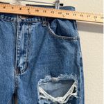 One Teaspoon  Women's Super Baggies Jeans Sz 26‎ Pacifica Blue Tapered Distressed Photo 10