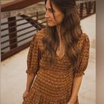 Daughters of India Zuri Wrap Dress in Autumn NEW Brown Size XS Photo 8