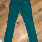 City Streets  Turquoise Denim Pants size 7 Photo 0
