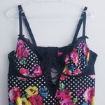 Torrid Betsey Johnson Polka Dot Floral Bodysuit Lace Lingerie Photo 2