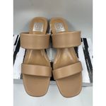 dv By Dolce Vita Women's Sharona Dual Strap Heeled Sandal Cafe/Tan 6.5 New Photo 2