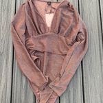 NWT Glitter Bodysuit Pink Size L Photo 1