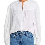 Paige  Marline Balloon Sleeve Button Front Shirt Photo 0