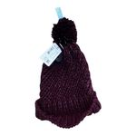 Adidas Burgundy Knit Beanie with Gray Highlights Photo 1