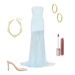 Deme by Gabriella x REVOLVE Dahlia Gown in Blue X Photo 8