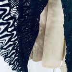 River Island Chelsea GIRL  Black & Nude Crochet Babydoll Cocktail Dress Size L/12 Photo 6