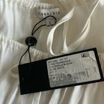 Gianni Bini Camilla Long Sleeve Pullover Woven Linen Blouse, White, Large, NWT Photo 9