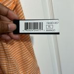 Tribal Jeans women’s top mango and white striped Photo 4