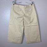 Candie's Candie’s tan embroidered pockets casual capri pants Photo 3
