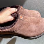 Merrell Brown slip on primo chill slide clogs with fuzzy interior 🔥 Photo 0