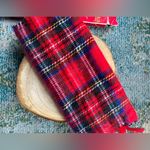 Vintage 80/90s Lady Ashton dead stock red plaid scarf and gloves set Photo 6