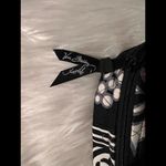 Vera Bradley  Black & White Quilted Cosmetic Bag Photo 3