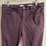 Jessica Simpson Purple High Rise Skinny Ankle Cropped Jeans Photo 1