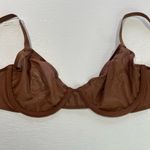 Aerie New SMOOTHEZ Mesh Unlined Underwire Balconette Bra Brown Size 36C Photo 9