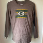 NFL  Green Bay Packers Long Sleeve Shirt Gray Green Yellow Women's size Large Photo 0