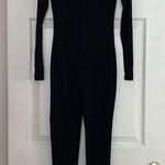 SheIn Black One Piece Scoop Neck Bodysuit Photo 1