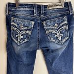Rock Revival  Cherilyn Jeans Womens 29 Blue Skinny Embellished Denim Bling Photo 9