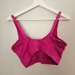 Puma Sports Bra Fuscia Pink Womens XL Neutral Athletic Athleisure Padded Neutral Photo 2