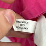 J.Crew  Sleeveless Ruffle Top in Wild Berry Pink, Cotton Summer Shirt Size Medium Photo 10