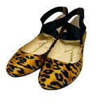 Jessica Simpson Women's Mandalaye Flat Tiger Matt Size 9M Natural Flat NWB Photo 1