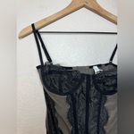 Urban Outfitters UO Out From Under Modern Love Taupe Brown Black Lace Corset Top size Medium $60 Photo 6