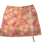 Island Republic pink and white floral tropical skirt with side cuts size 12 Pink Photo 5