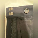 Lululemon  $148 Black Work Slacks Pants Zipper Button Nylon Xtra Life Business Photo 4