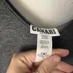 Canari Dress Y2k Medium Gray Black Handkerchief Hem USA Rayon Festival Artsy Photo 6