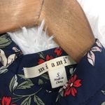 Anthropologie Miami Floral Print Cutout Collared Choker Sleeveless Mini Flowy Dress Photo 7