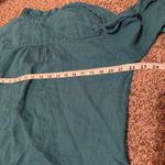 CP Shades Teton Tunic Dress Sz MED Turquoise Boho Lagenlook Long 100% Linen Photo 7