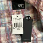 Kut From The Kloth NWT KUT Shaket  Button Down Dusty Rose Blue Colors Size S Pockets Photo 6