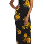 Alice + Olivia NWT- Delora Rose Print Sleeveless Maxi Dress Size 2 Photo 1