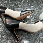 Brooks Brothers Classic Two Tone Black & White Genuine Leather Heels Size 9.5 Photo 4