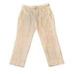 White House | Black Market Women's Ivory Tapered Ankle Pants Size 16 Photo 2