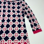 Eliza J  Abstract Dress Size 4 Pink Navy White Photo 4