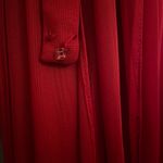 David's Bridal Red Strapless Formal Dress Photo 6